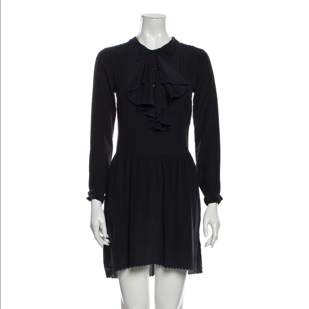 Zadig & Voltaire Navy Silk Dress